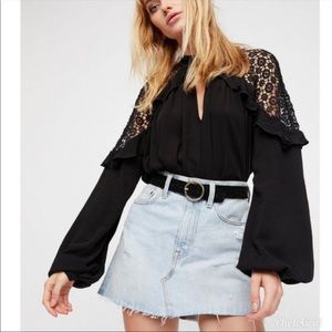 Black Free People Top